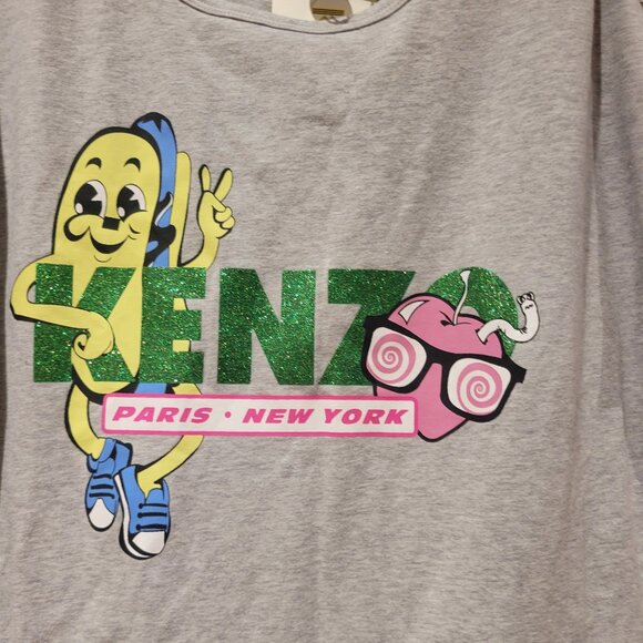 Kenzo T-shirt Dress with soft flared skirt / 10 US or 140 EU - Picture 5 of 8